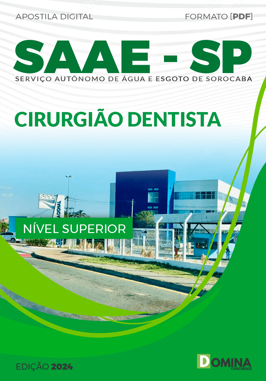 Apostila SAAE Sorocaba SP 2024 Cirurgião Dentista