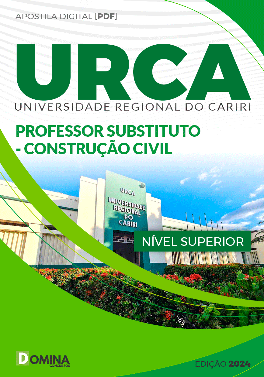 Apostila Pref URCA CE 2024 Professor Substituto Construção Civil