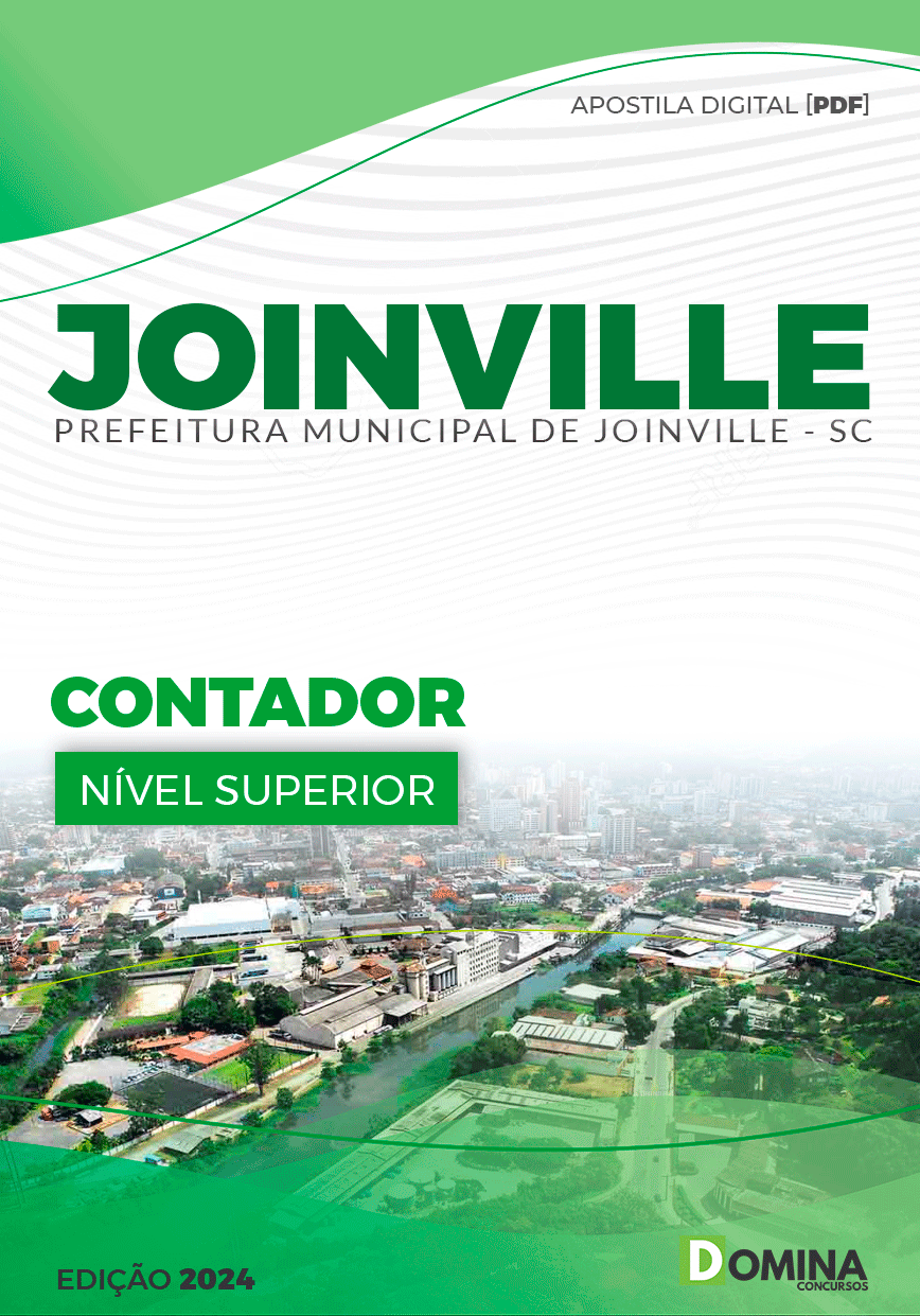 Apostila Pref Joinville SC 2024 Contador