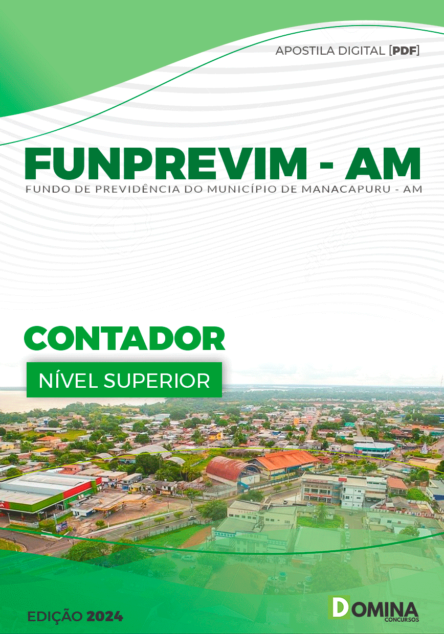 Apostila FUNPREVIM Manacapuru AM 2024 Contador