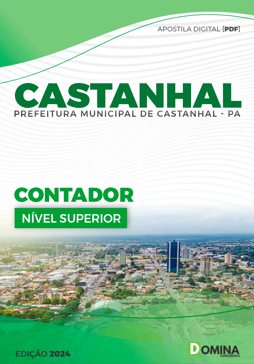 Apostila Pref Castanhal PA 2024 Contador