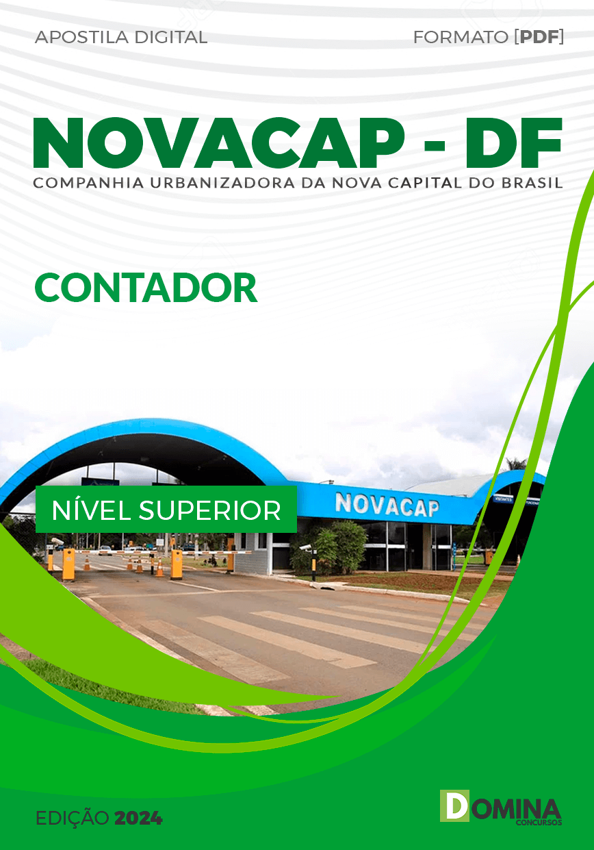 Apostila NOVACAP DF 2024 Contador