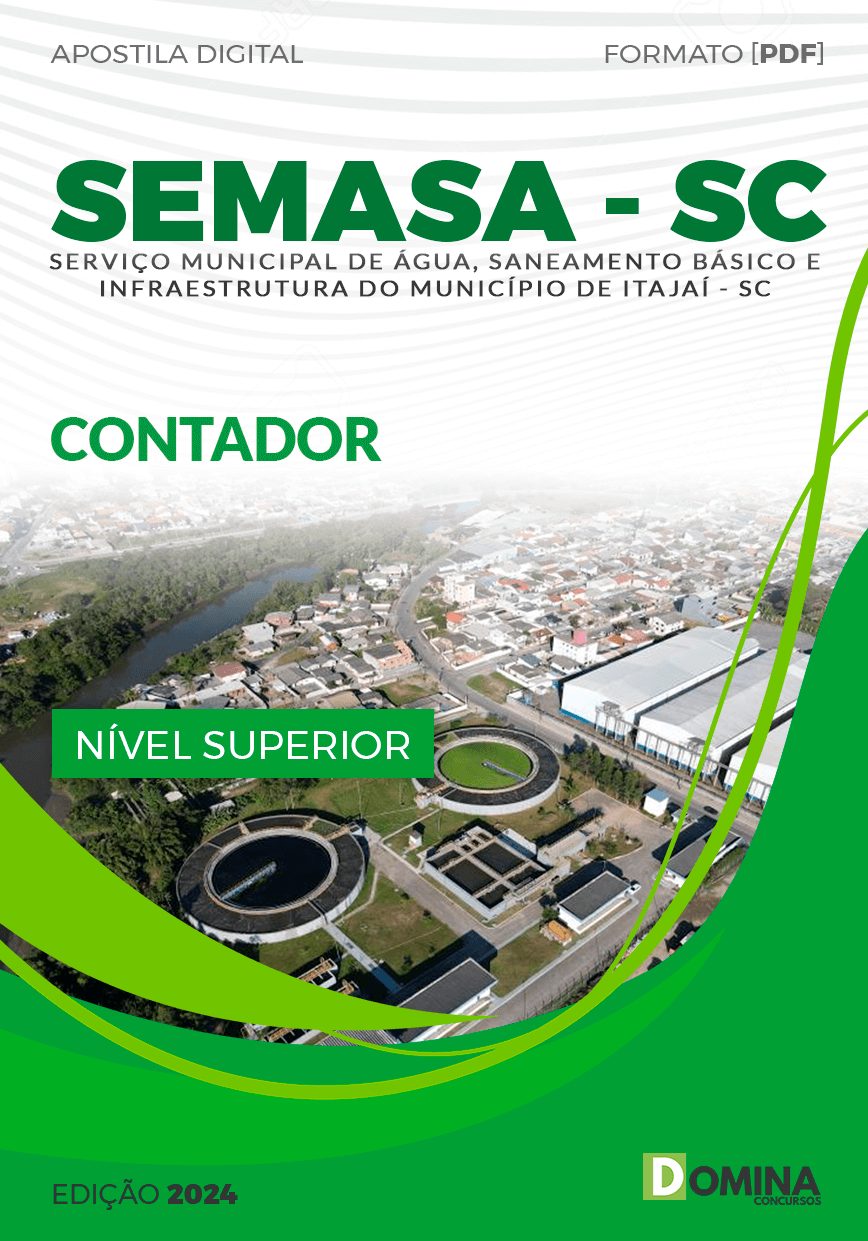 Apostila SEMASA Itajaí SC 2024 Contador