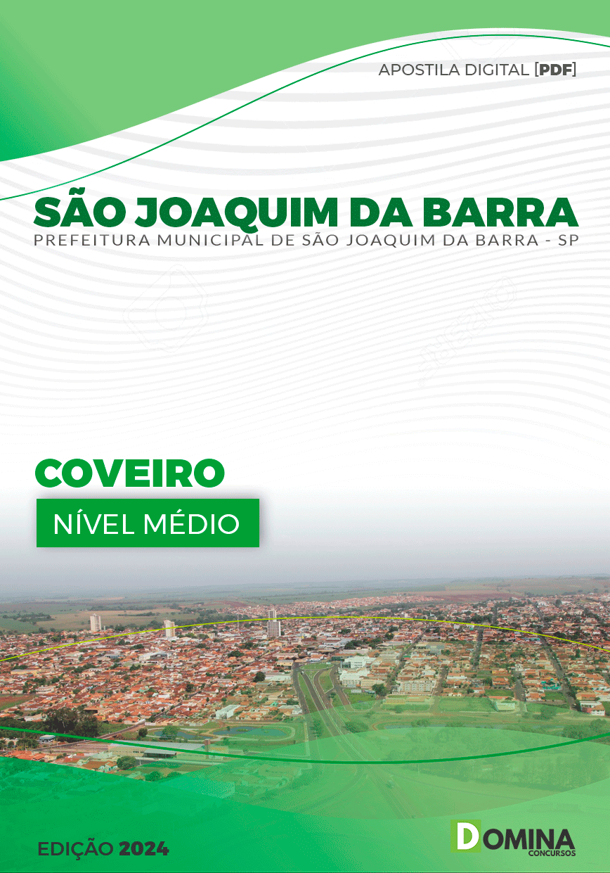 Apostila Pref São Joaquim da Barra SP 2024 Coveiro