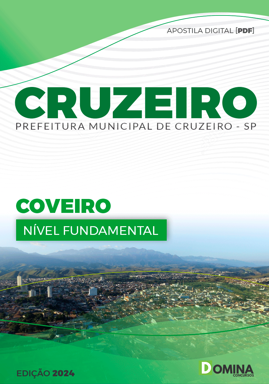 Apostila Pref Cruzeiro SP 2024 Coveiro