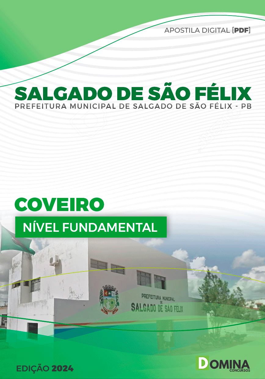 Apostila Pref Salgado de São Félix PB 2024 Coveiro