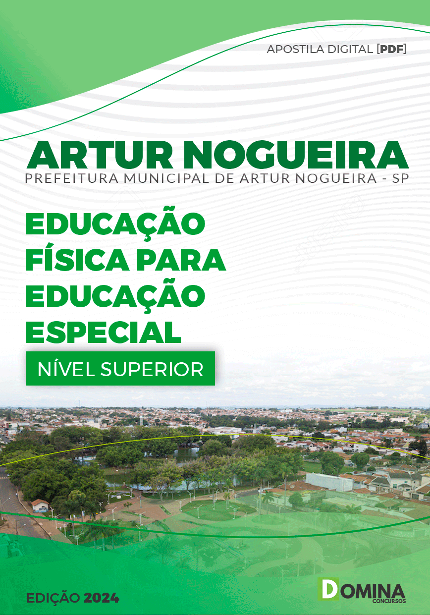 Pref Artur Nogueira SP 2024 Educação Física Educação Especial