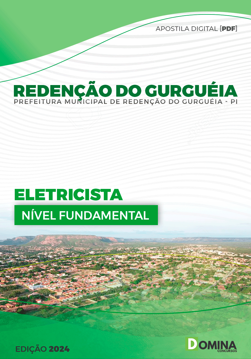 Apostila Pref Redenção do Gurguéia PI 2024 Eletricista