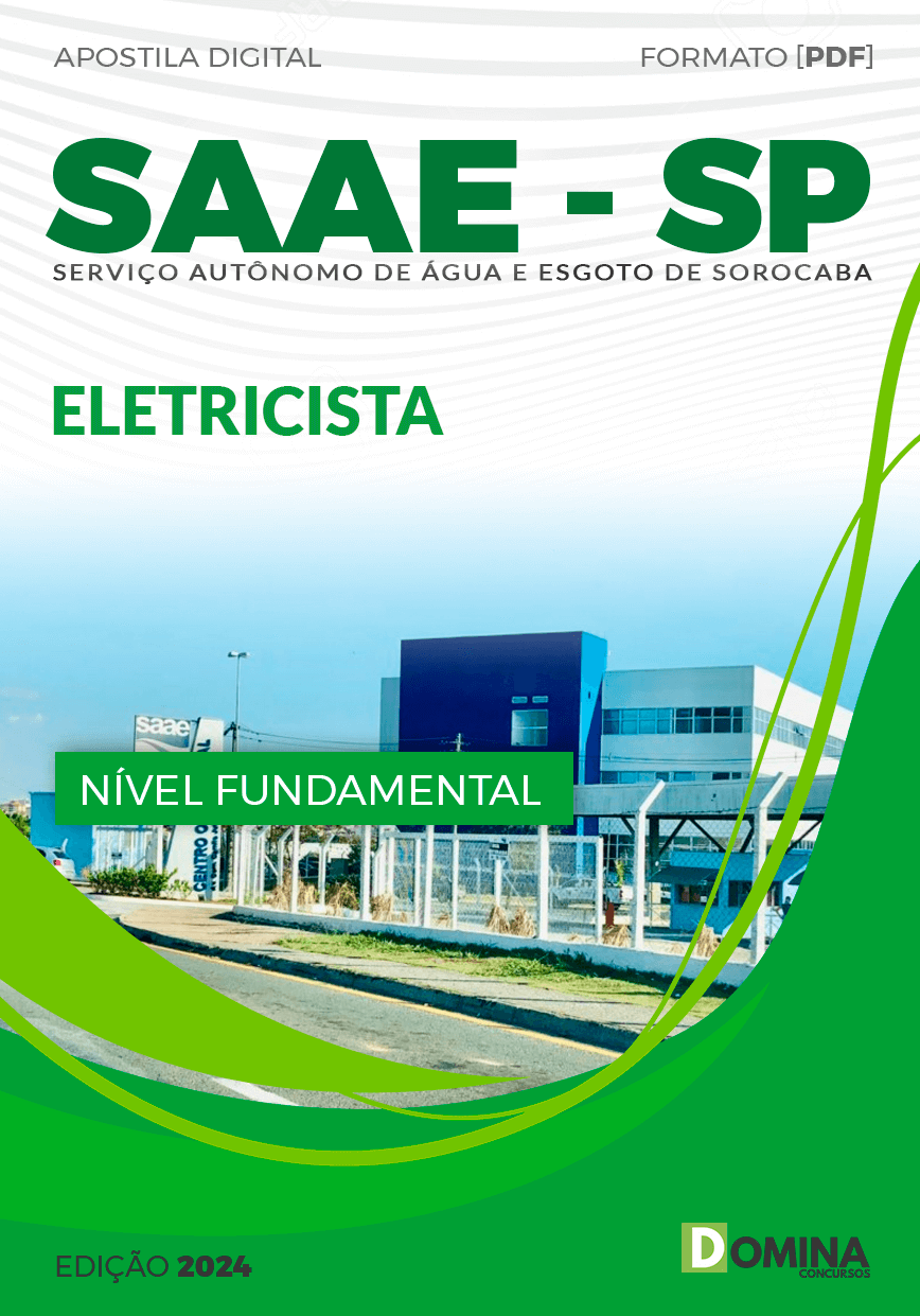 Apostila SAAE Sorocaba SP 2024 Eletricista
