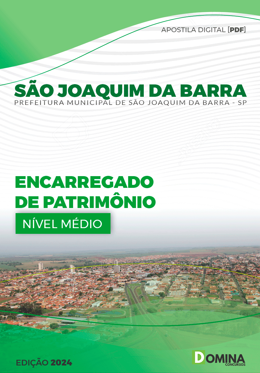 Pref São Joaquim da Barra SP 2024 Encarregado de Patrimônio