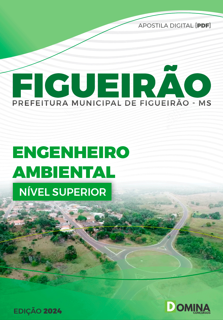 Apostila Pref Figueirão MS 2024 Engenheiro Ambiental