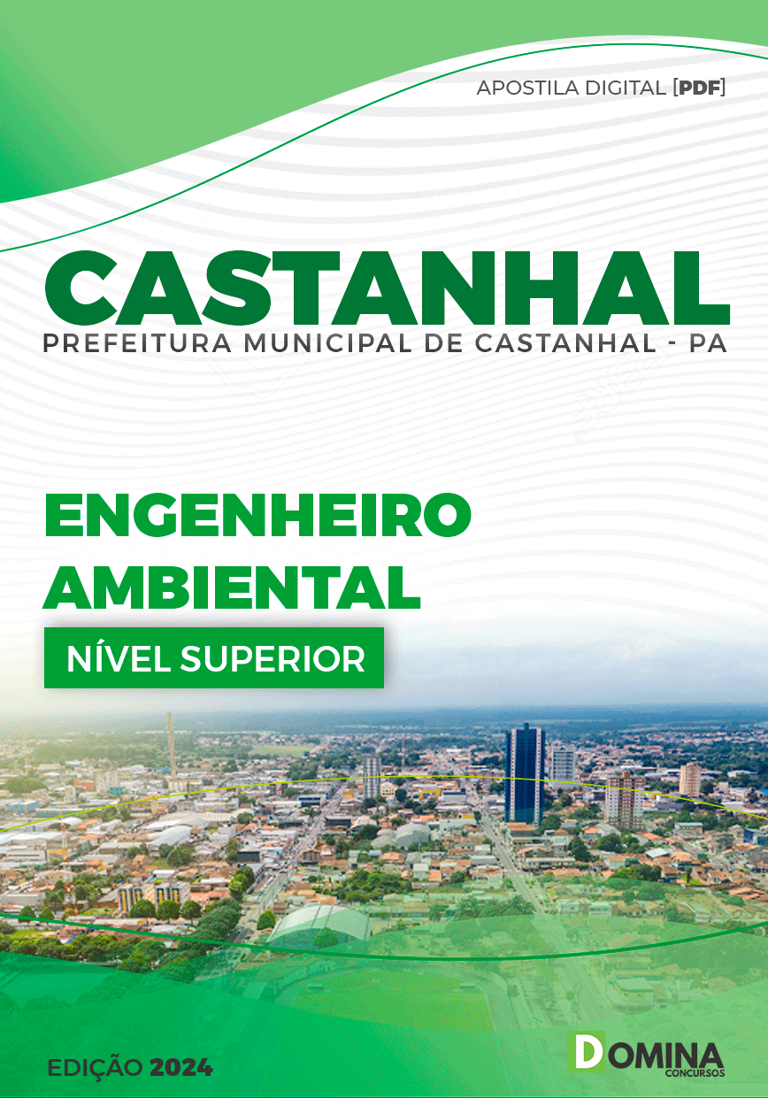 Apostila Pref Castanhal PA 2024 Engenheiro Ambiental