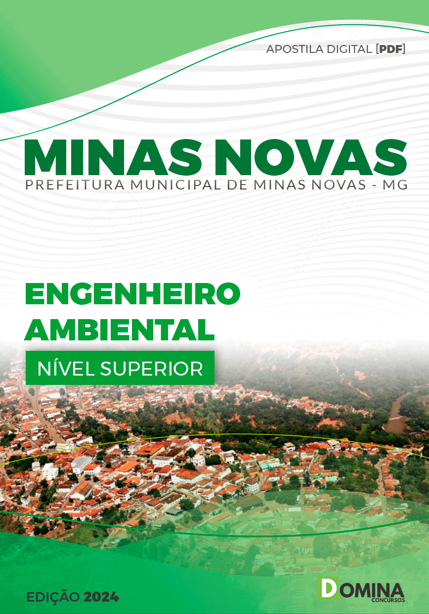 Apostila Pref Minas Novas MG 2024 Engenheiro Ambiental