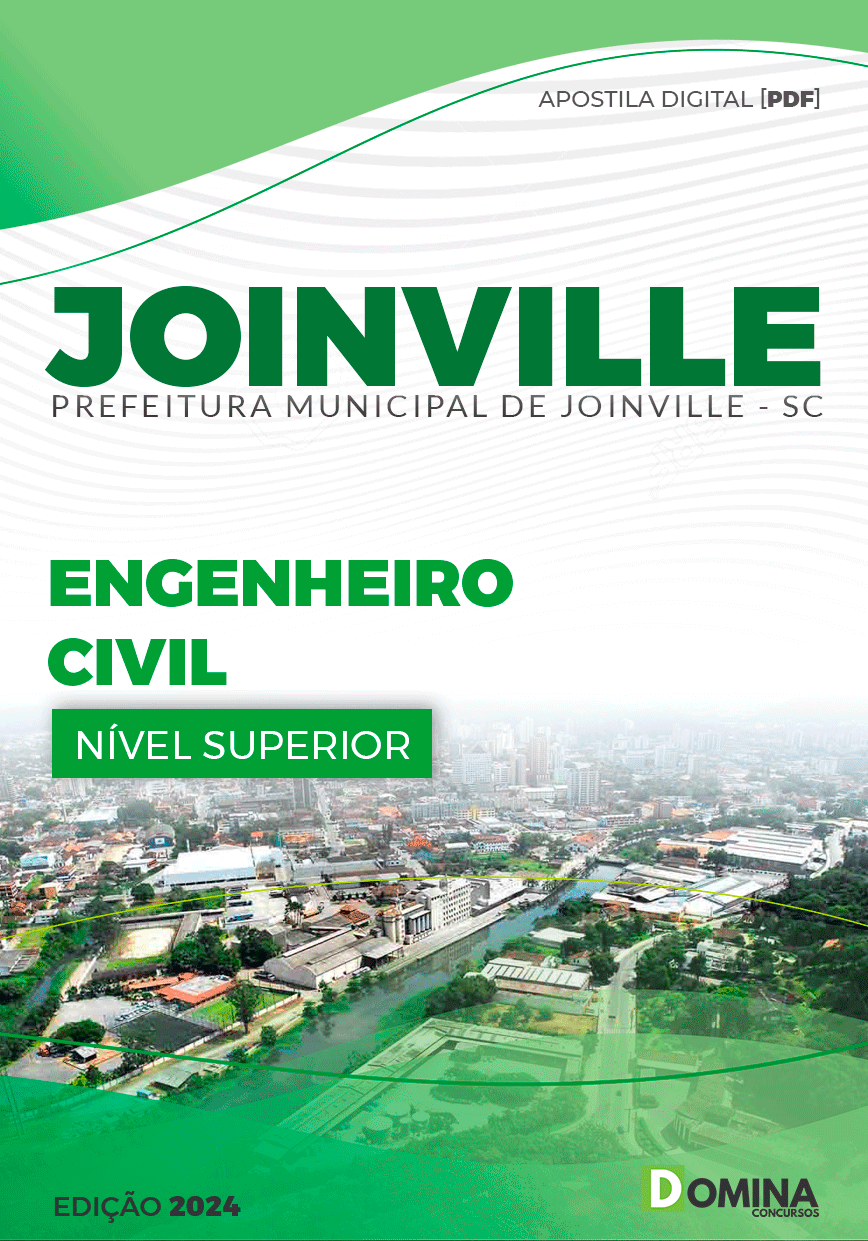 Apostila Pref Joinville SC 2024 Engenheiro Civil
