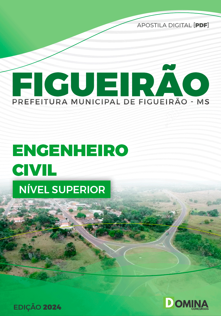 Apostila Pref Figueirão MS 2024 Engenheiro Civil