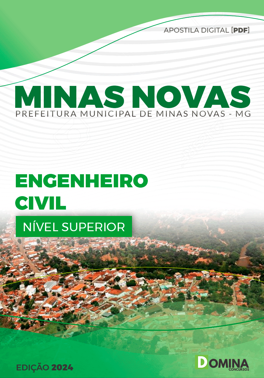 Apostila Pref Minas Novas MG 2024 Engenheiro Civil