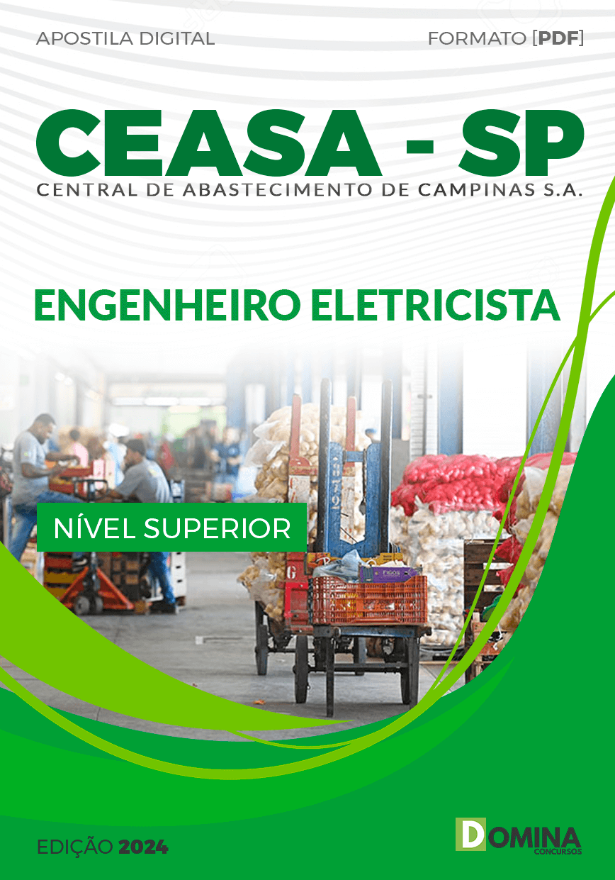 Apostila CEASA Campinas SP 2024 Engenheiro Eletricista
