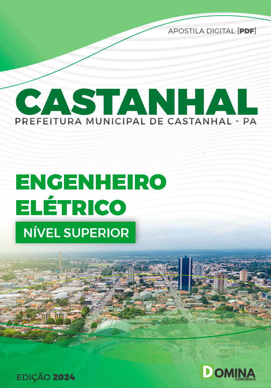 Apostila Pref Castanhal PA 2024 Engenheiro Elétrico
