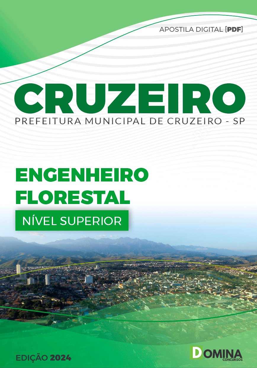 Apostila Pref Cruzeiro SP 2024 Engenheiro Florestal
