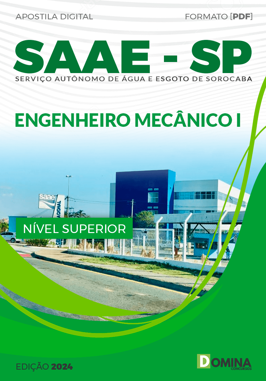 Apostila SAAE Sorocaba SP 2024 Engenheiro Mecânico I