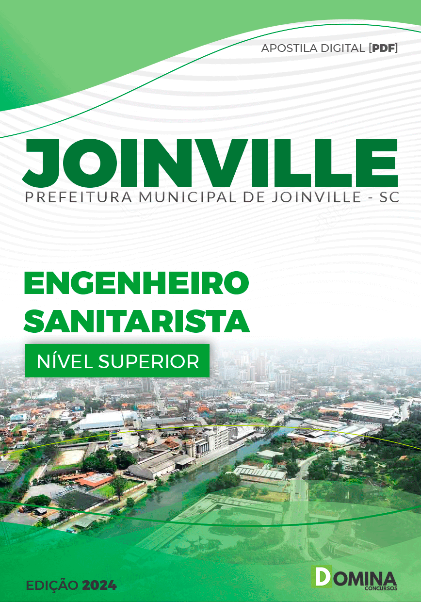 Apostila Pref Joinville SC 2024 Engenheiro Sanitarista