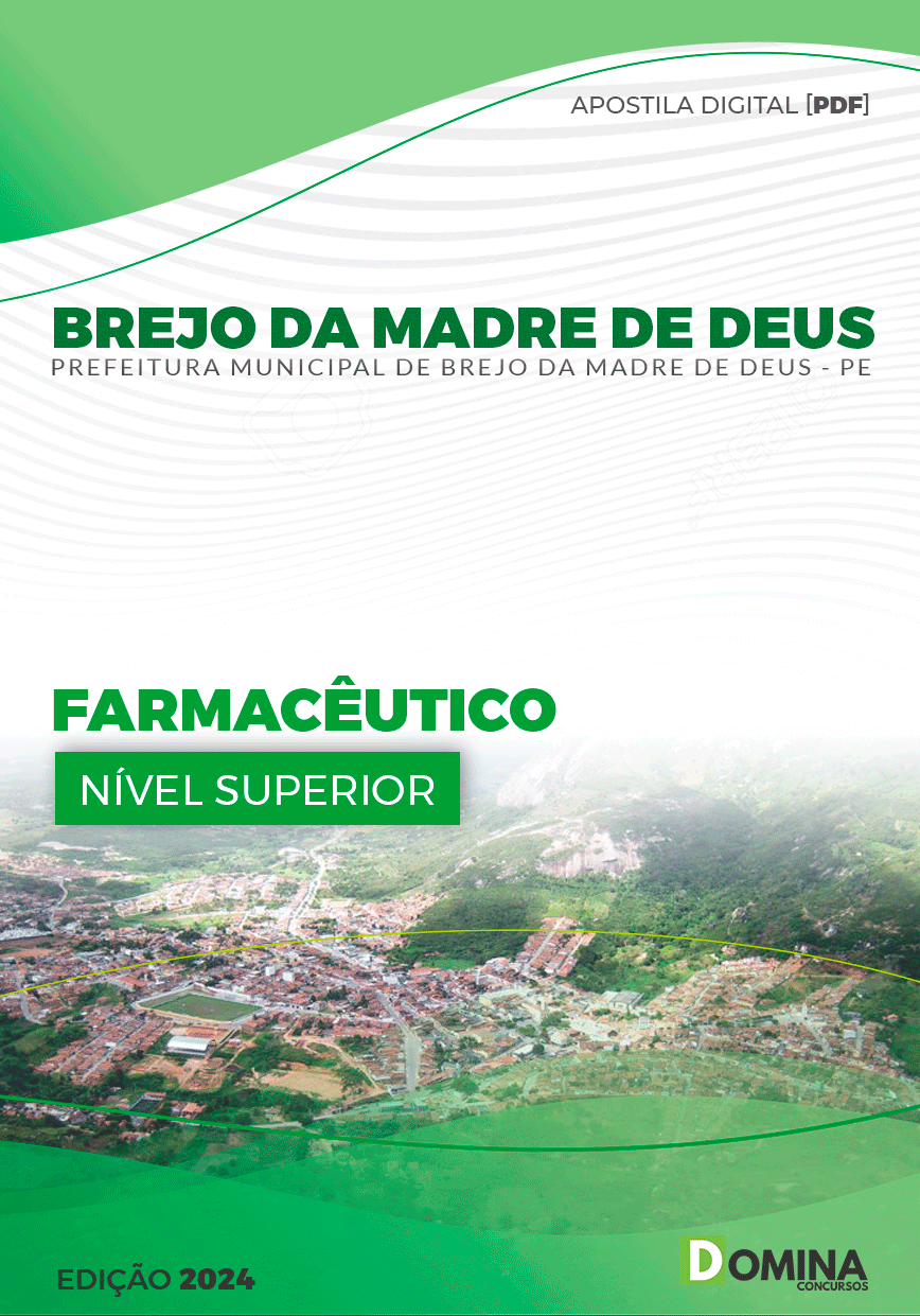 Apostila Pref Brejo da Madre de Deus PE 2024 Farmacêutico