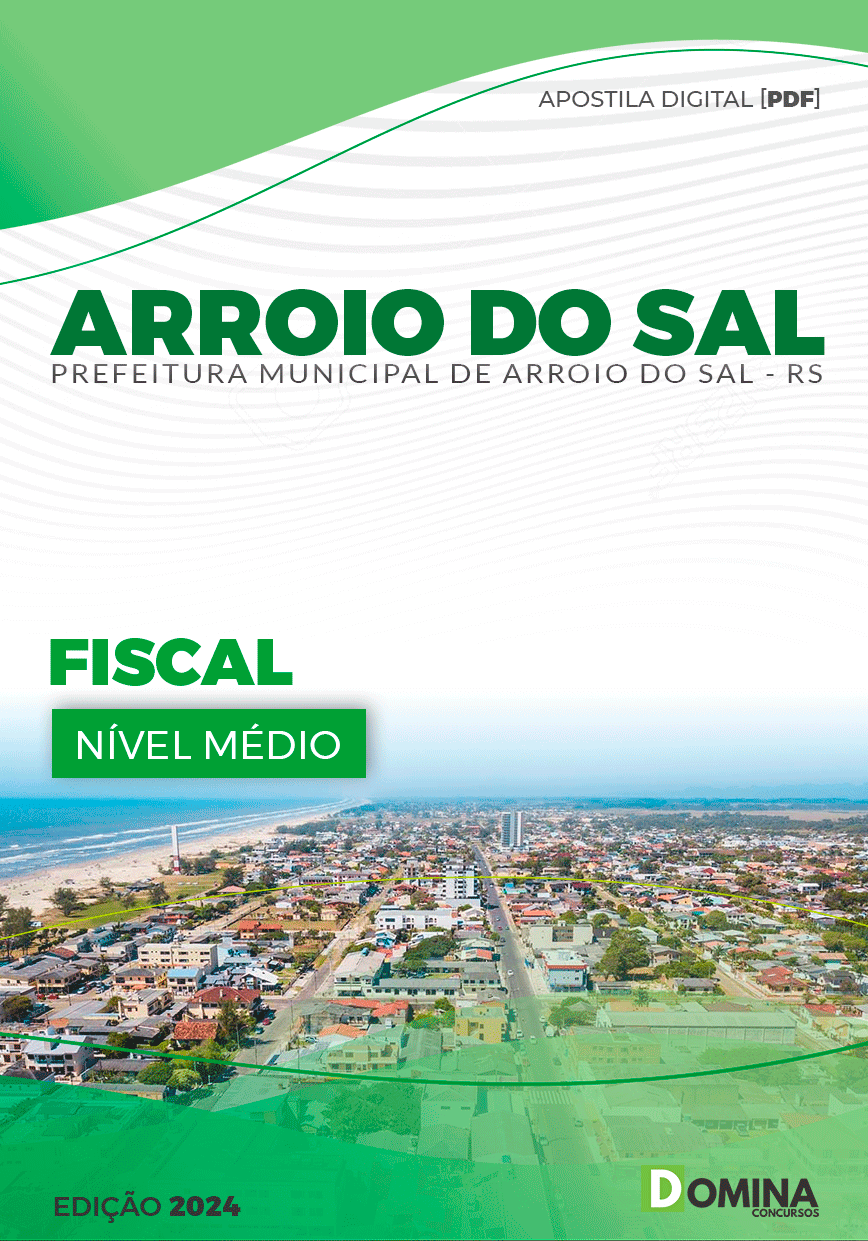 Apostila Pref Arroio do Sal RS 2024 Fiscal