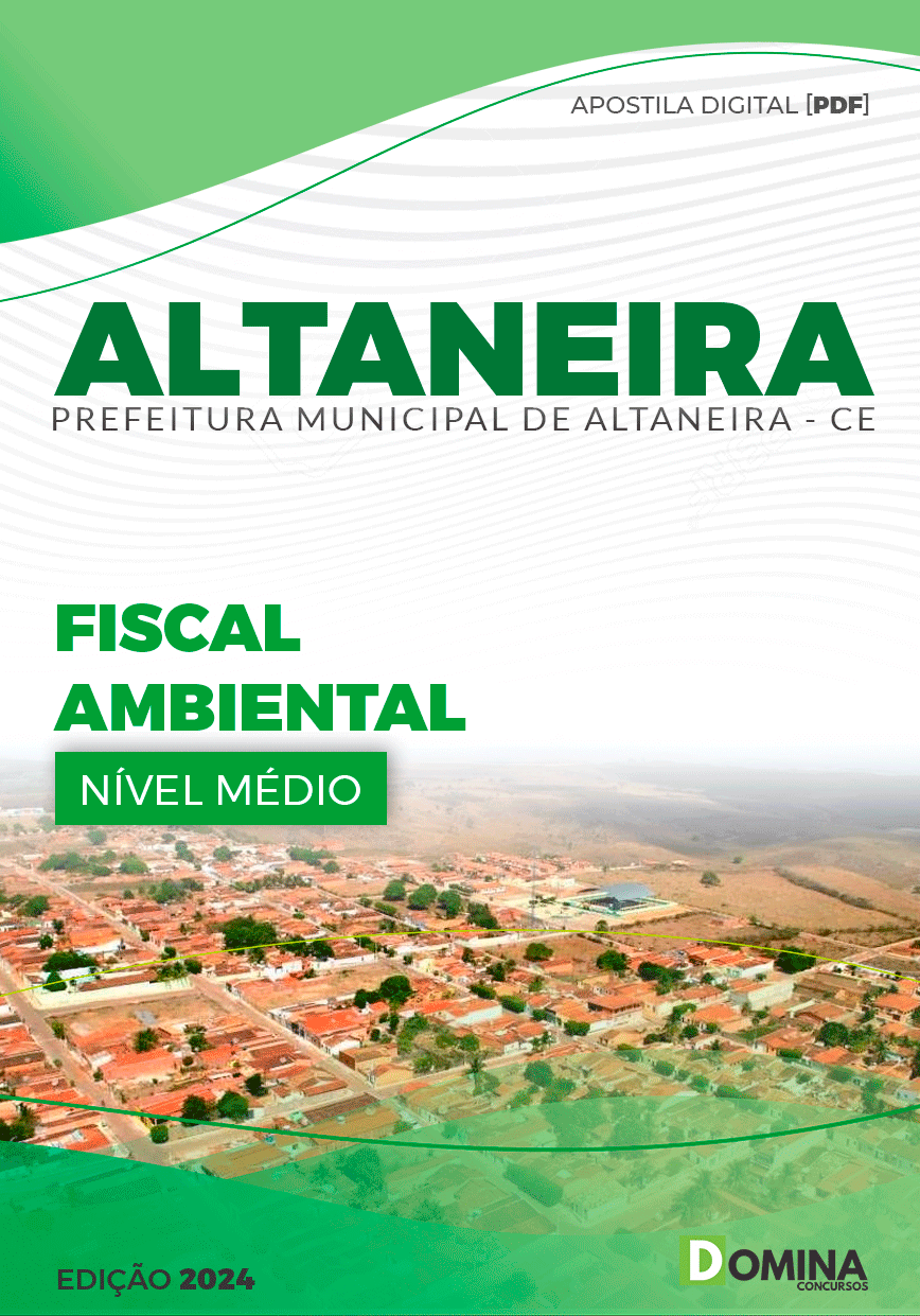 Apostila Pref Altaneira CE 2024 Fiscal Ambiental