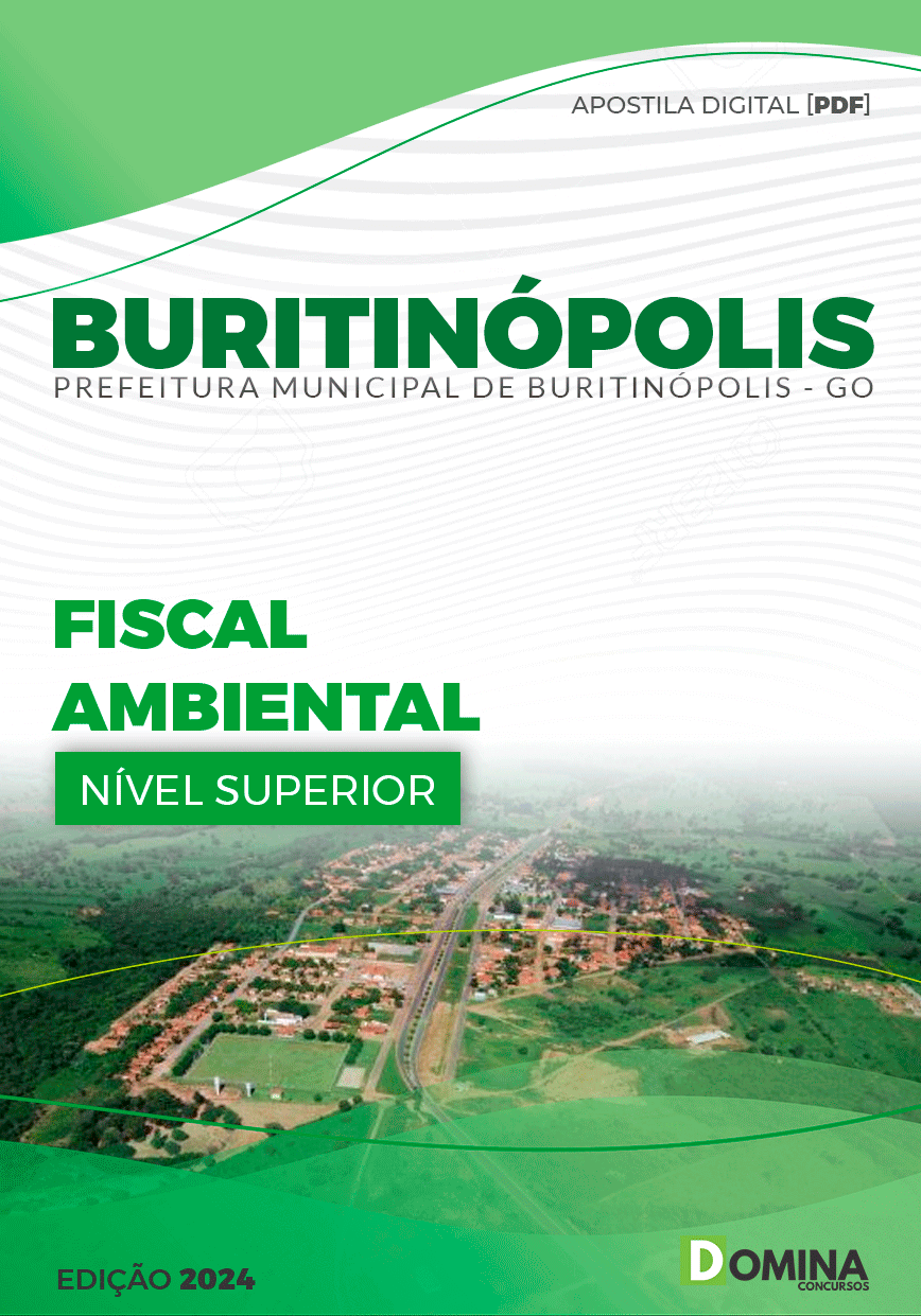 Apostila Pref Buritinópolis GO 2024 Fiscal Ambiental