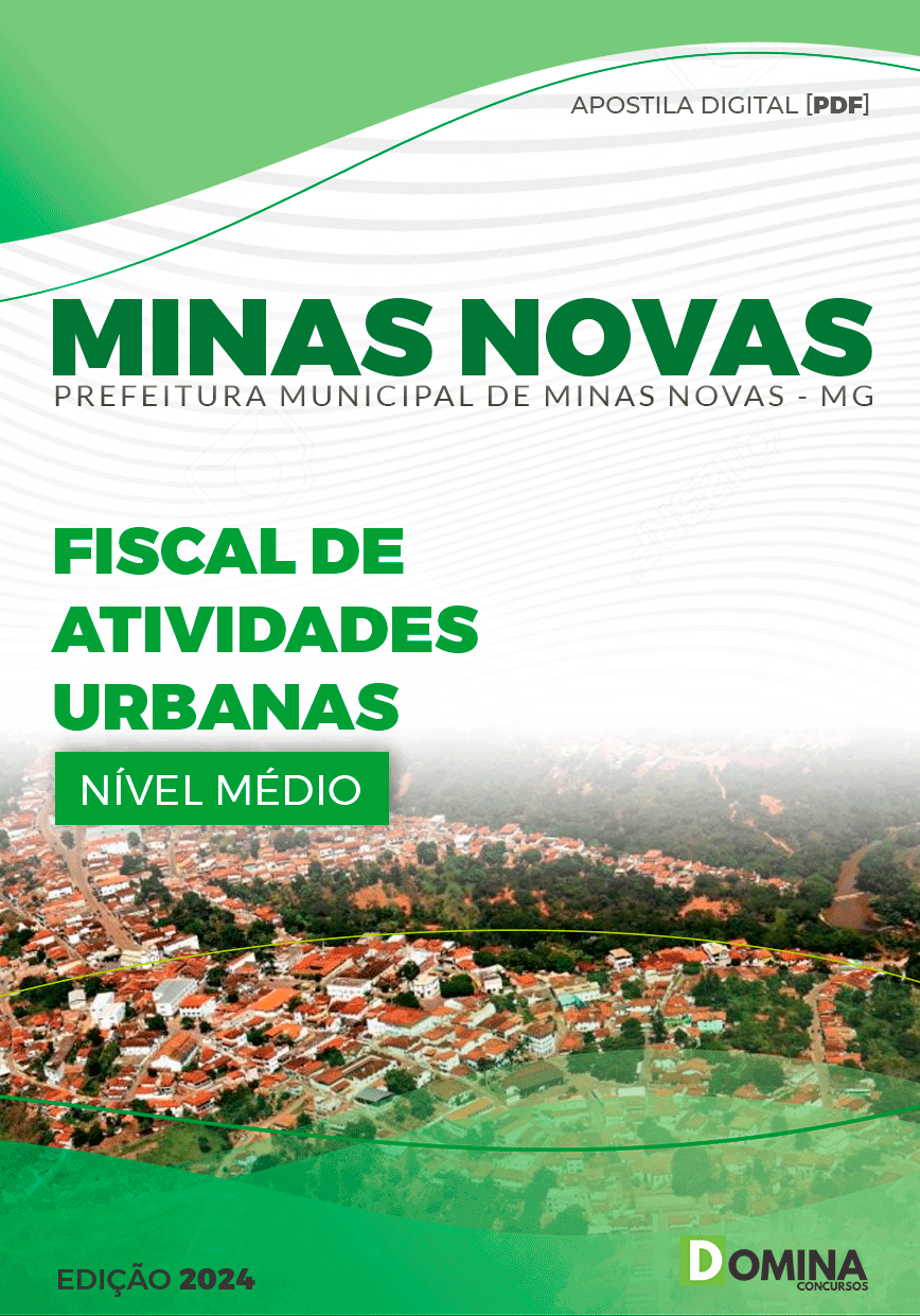 Apostila Pref Minas Novas MG 2024 Fiscal Atividades Urbanas