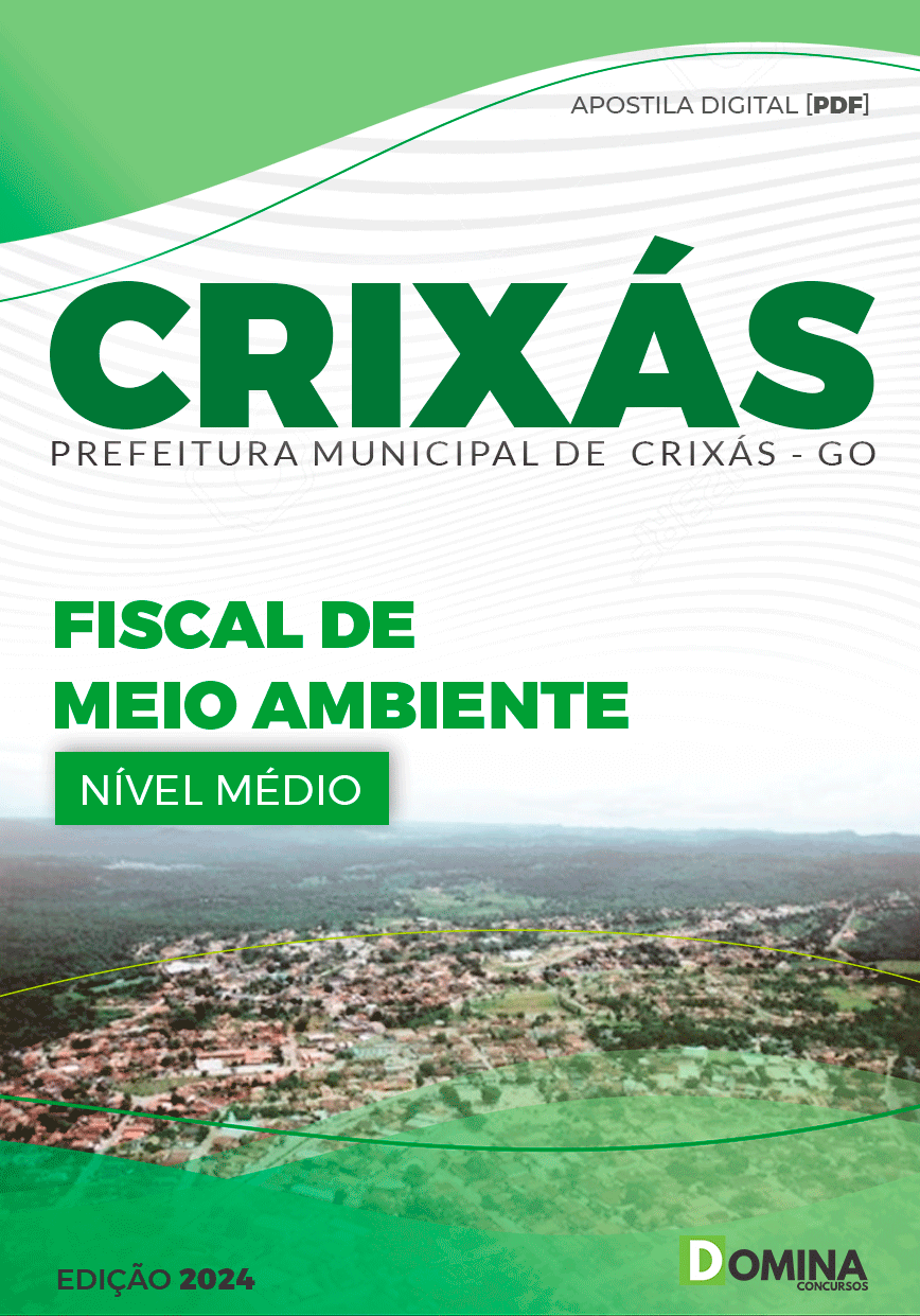 Apostila Pref Crixás GO 2024 Fiscal Meio Ambiente