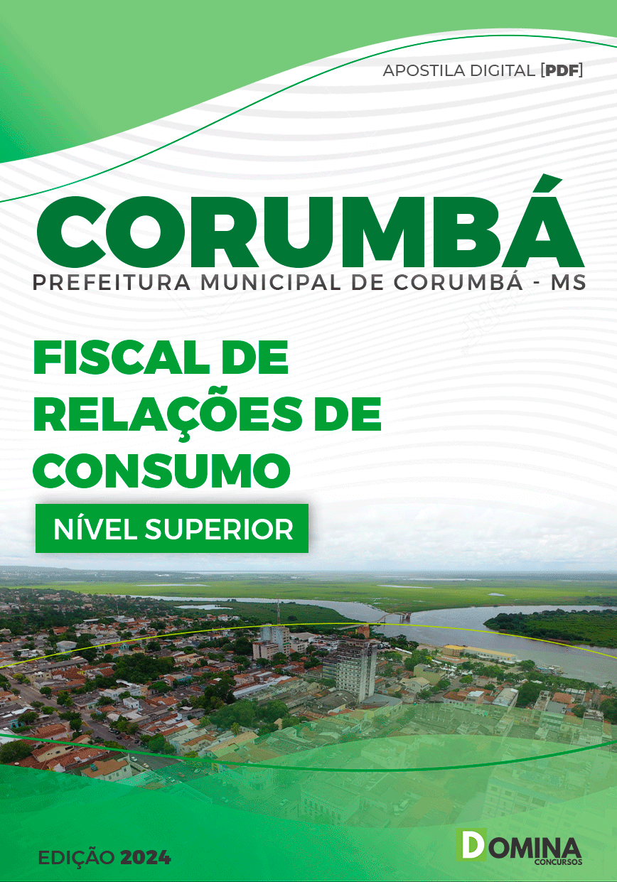 Apostila Pref Corumbá MS 2024 Fiscal Relações Consumo