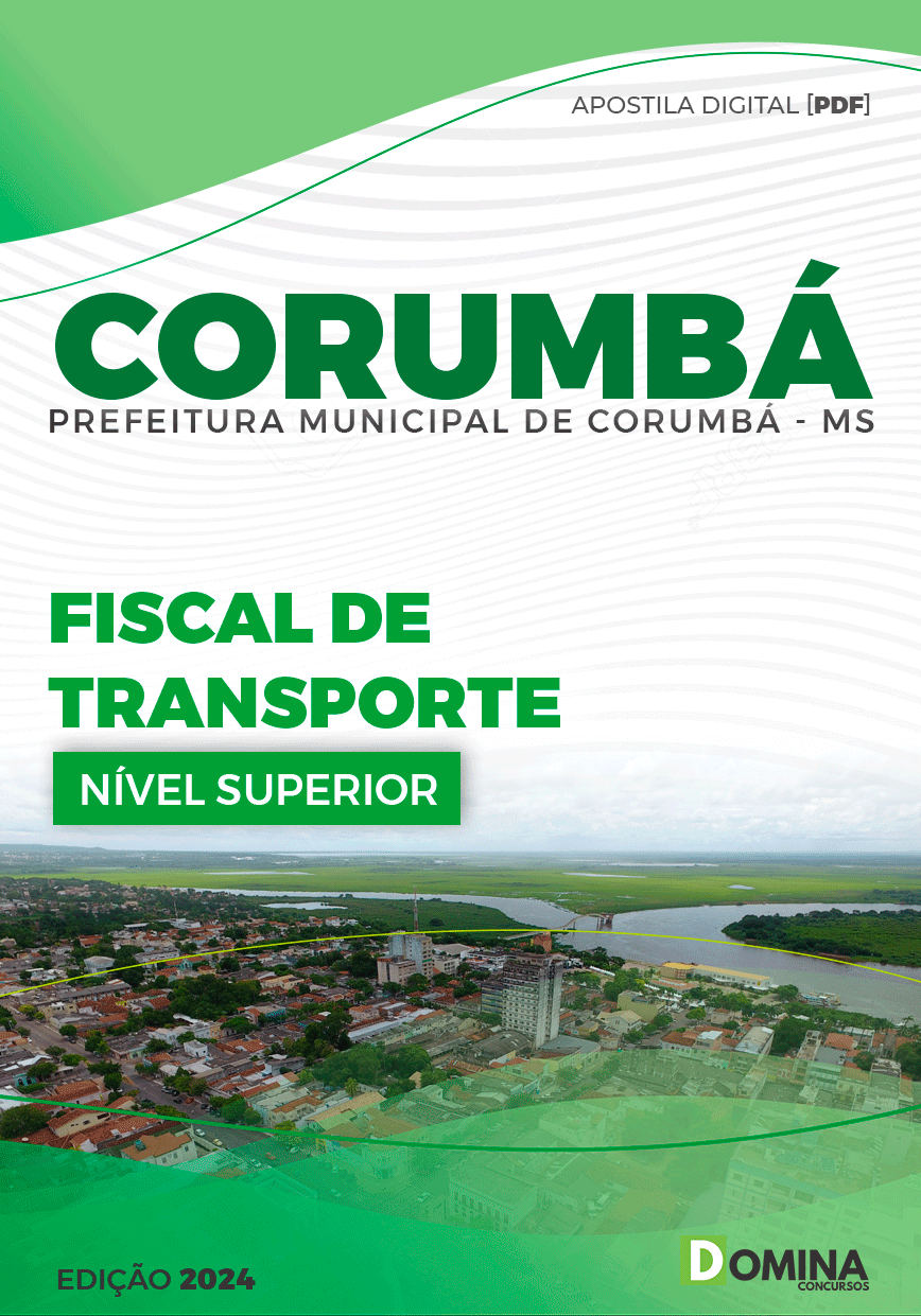 Apostila Pref Corumbá MS 2024 Fiscal Transporte