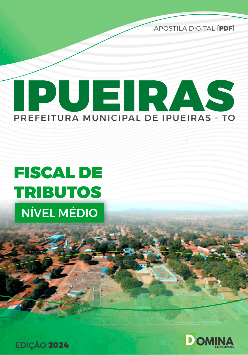 Apostila Pref Ipueiras TO 2024 Fiscal de Tributos