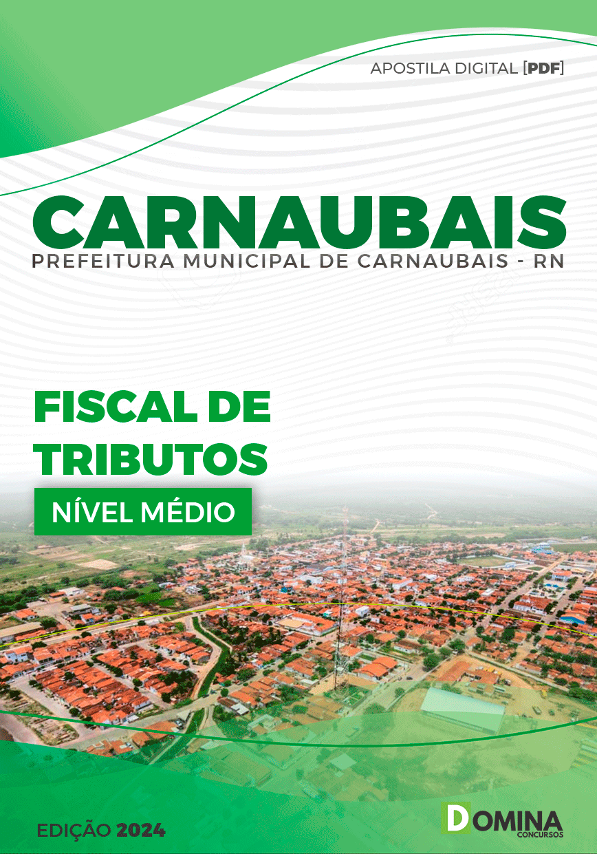 Apostila Pref Carnaubais RN 2024 Fiscal Tributos