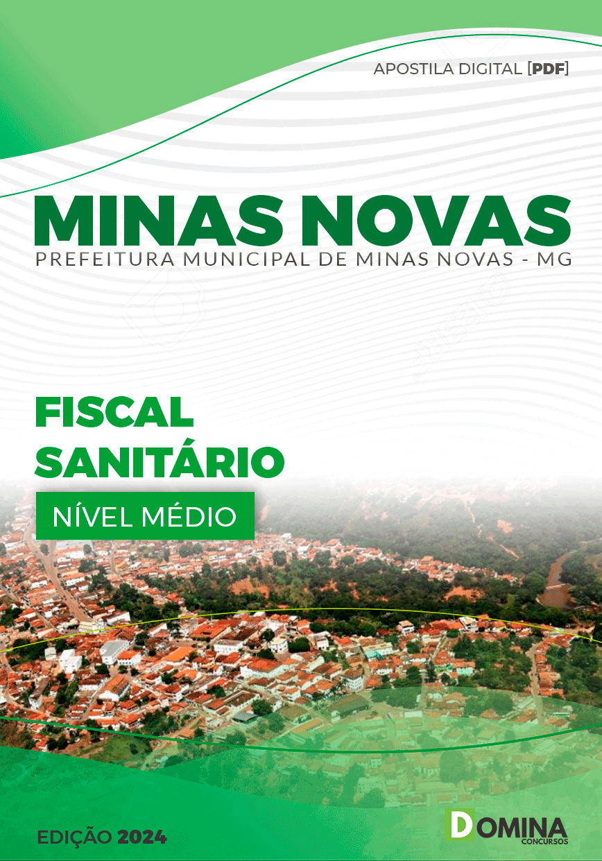 Apostila Pref Minas Novas MG 2024 Fiscal Sanitário