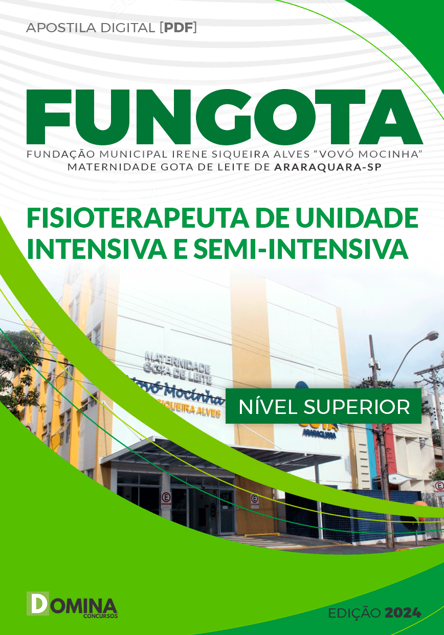 Apostila FUNGOTA Araraquara SP 2024 Fisioterapeuta