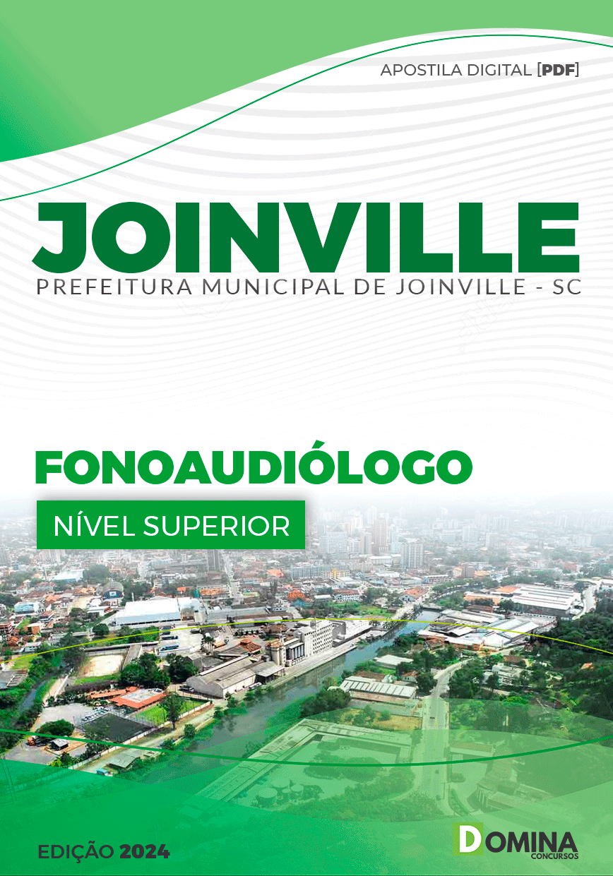 Apostila Pref Joinville SC 2024 Fonoaudiólogo