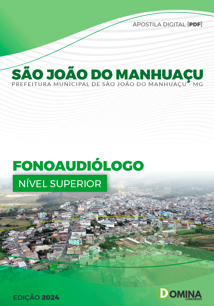 Apostila Pref São João do Manhuaçu MG 2024 Fonoaudiólogo