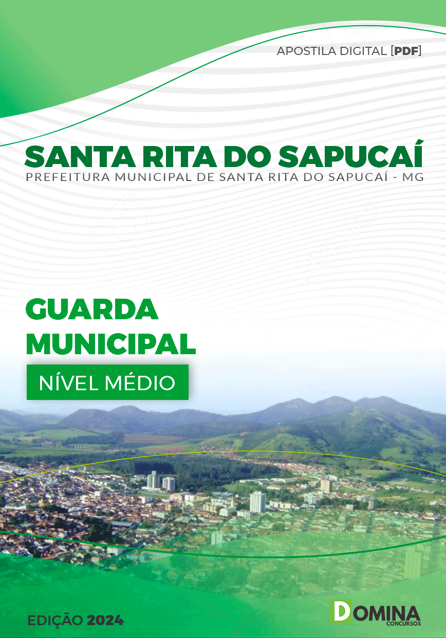 Apostila Pref Santa Rita Do Sapucaí MG 2024 Guarda Municipal