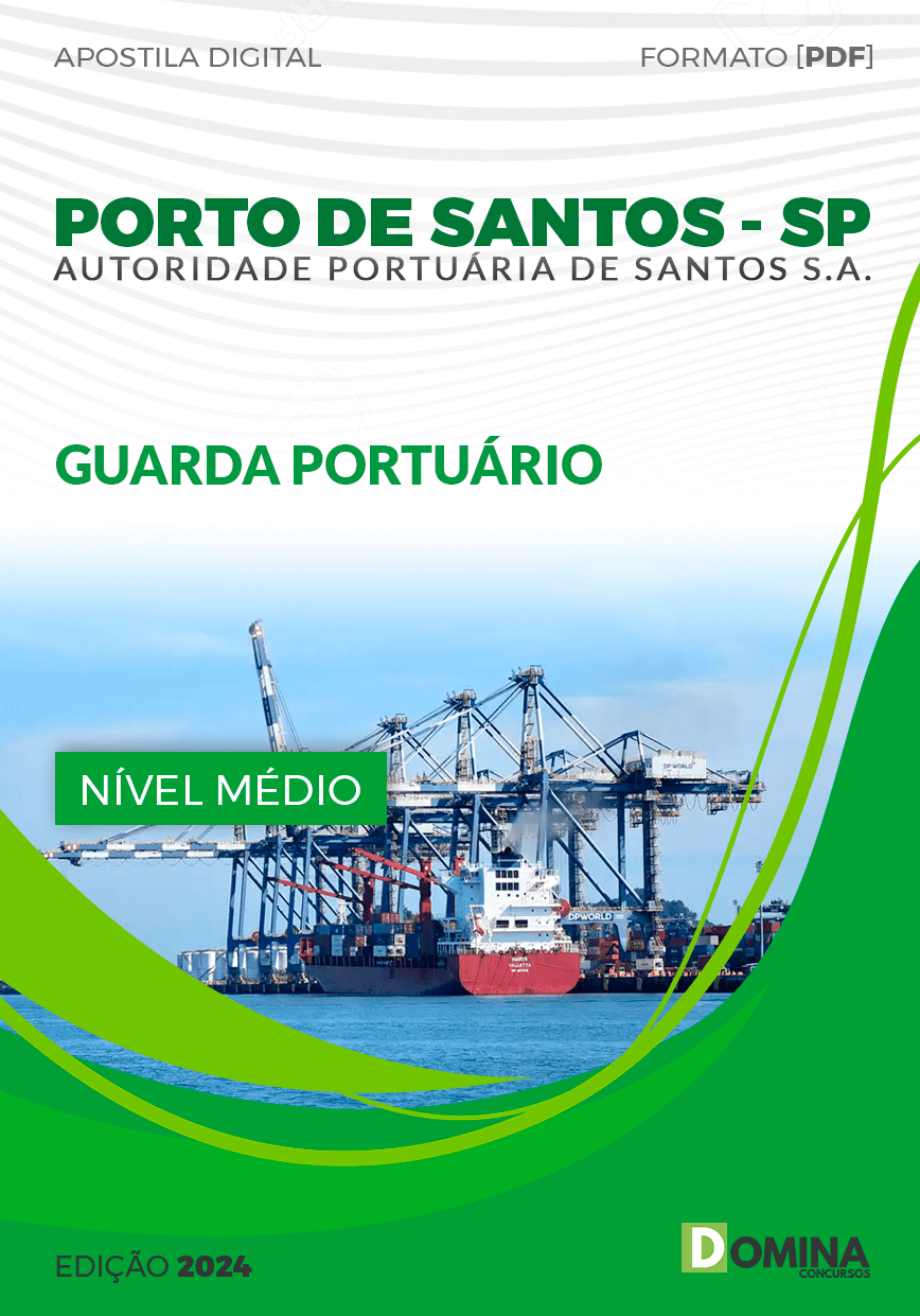 Apostila Porto de Santos SP 2024 Guarda Portuário