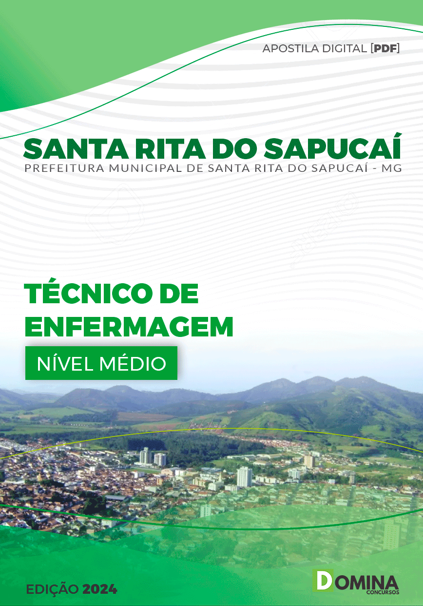 Apostila Pref Santa Rita Do Sapucaí MG 2024 Técnico Enfermagem