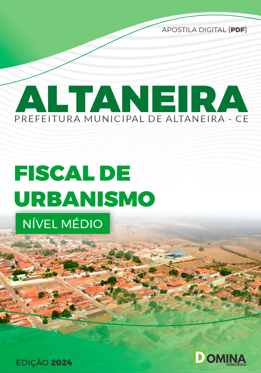 Apostila Pref Altaneira CE 2024 Fiscal Urbanismo