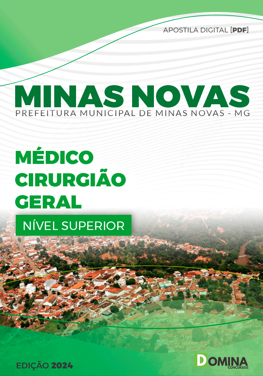 Apostila Pref Minas Novas MG 2024 Médico Cirurgião Geral