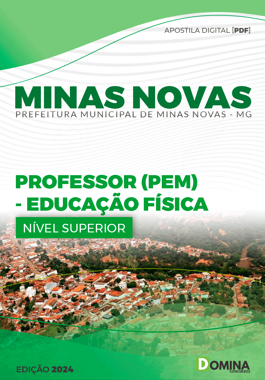 Apostila Pref Minas Novas MG 2024 Professor Educação Física