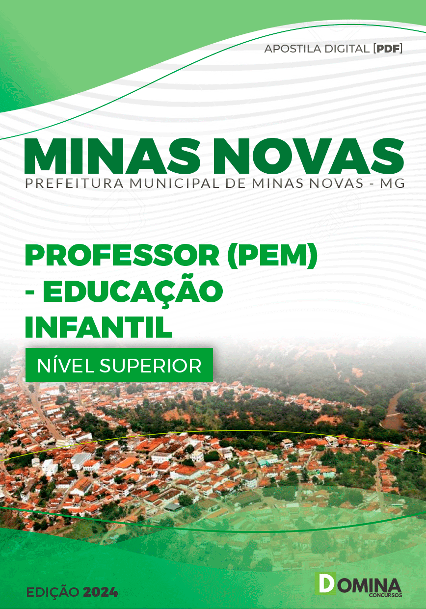 Apostila Pref Minas Novas MG 2024 Professor Educação Infantil