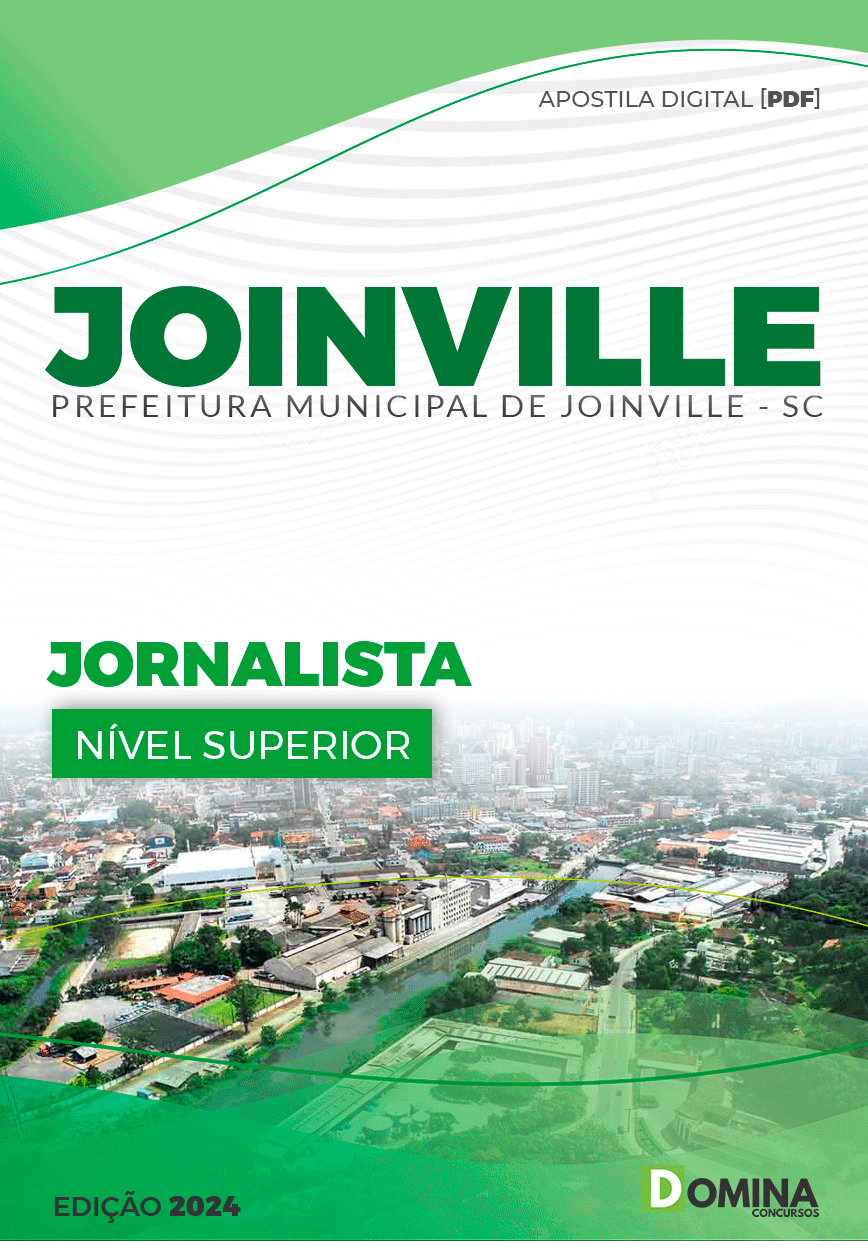 Apostila Pref Joinville SC 2024 Jornalista