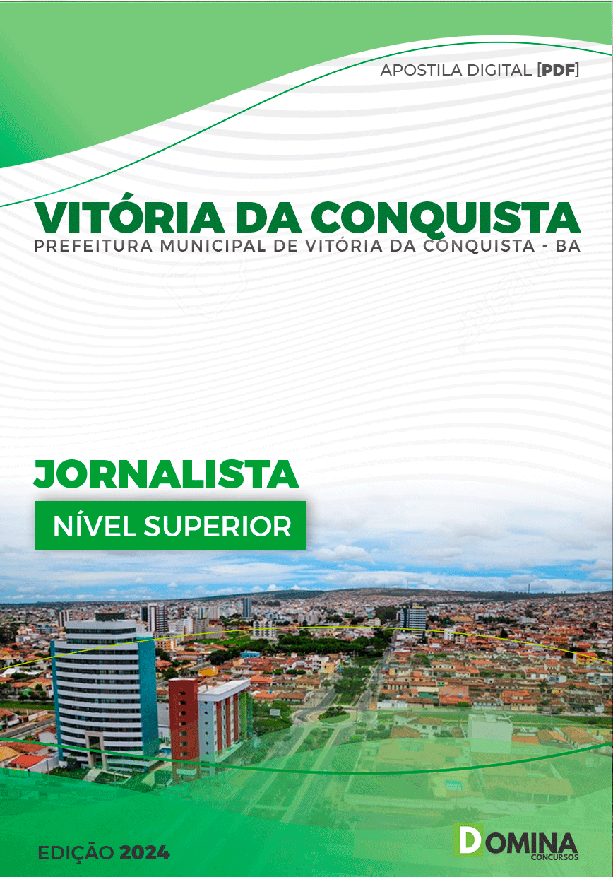 Apostila Pref Vitória da Conquista BA 2024 Jornalista
