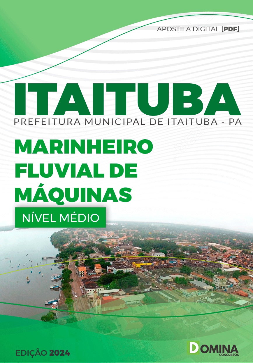 Apostila Pref Itaituba PA 2024 Marinheiro Fluvial de Máquinas