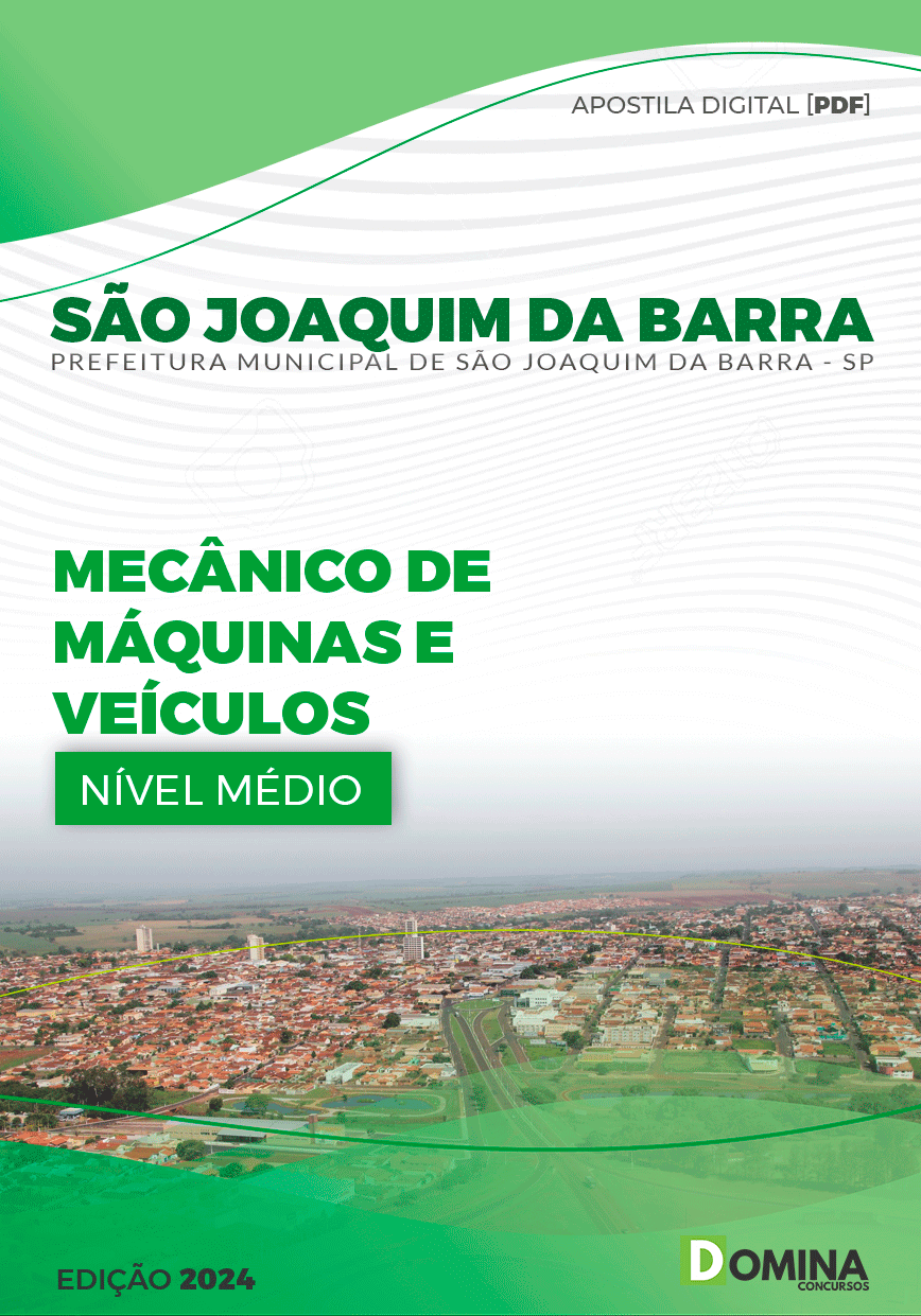 Apostila Pref São Joaquim da Barra SP 2024 Mecânico